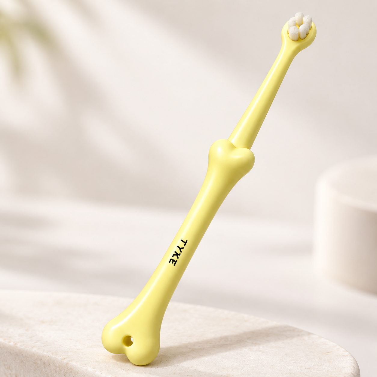 Slim Double-Head Toothbrush for Cats — brush detail