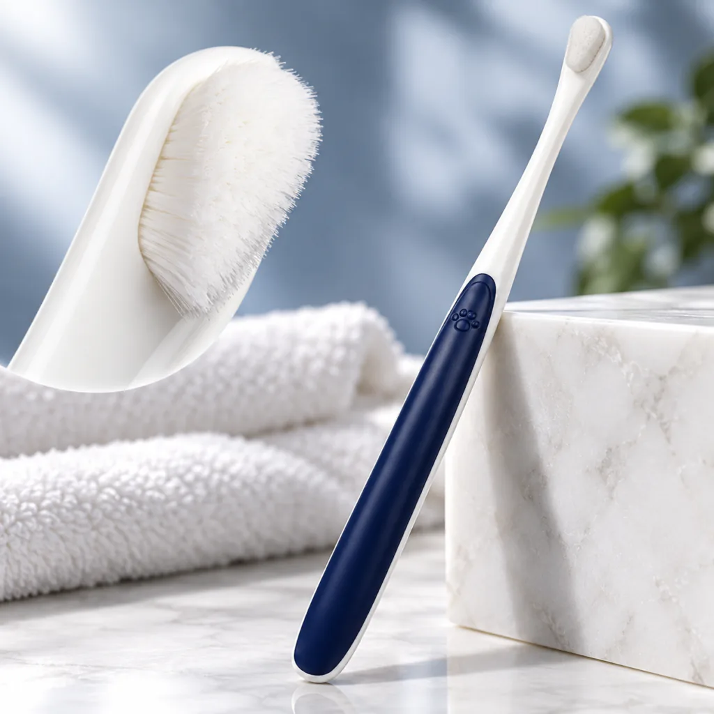 Small-Head Pet Toothbrush with Slim Neck product detail