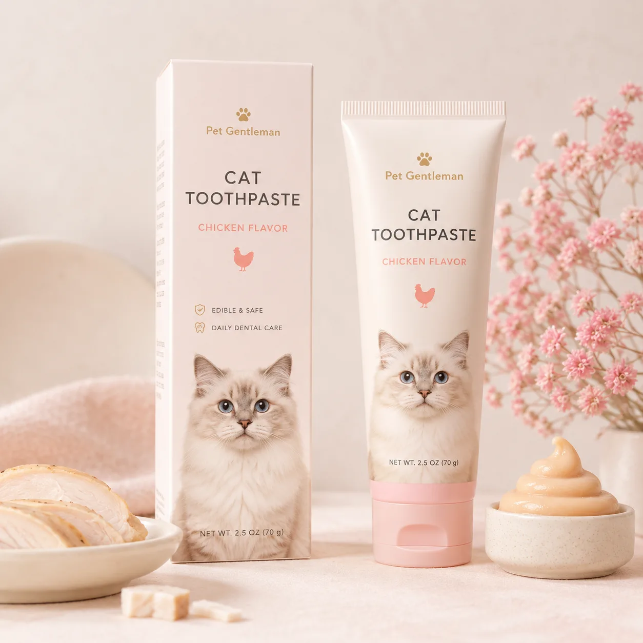 Edible Cat Toothpaste - Chicken Flavor