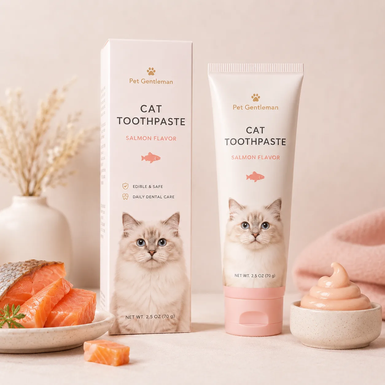 Edible Cat Toothpaste - Salmon Flavor