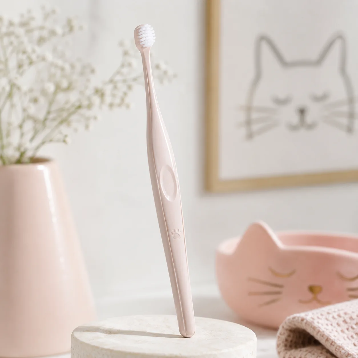 Cat Small-Mouth Soft Toothbrush