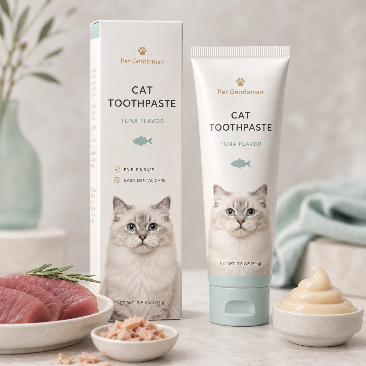 Edible Cat Toothpaste - Tuna Flavor