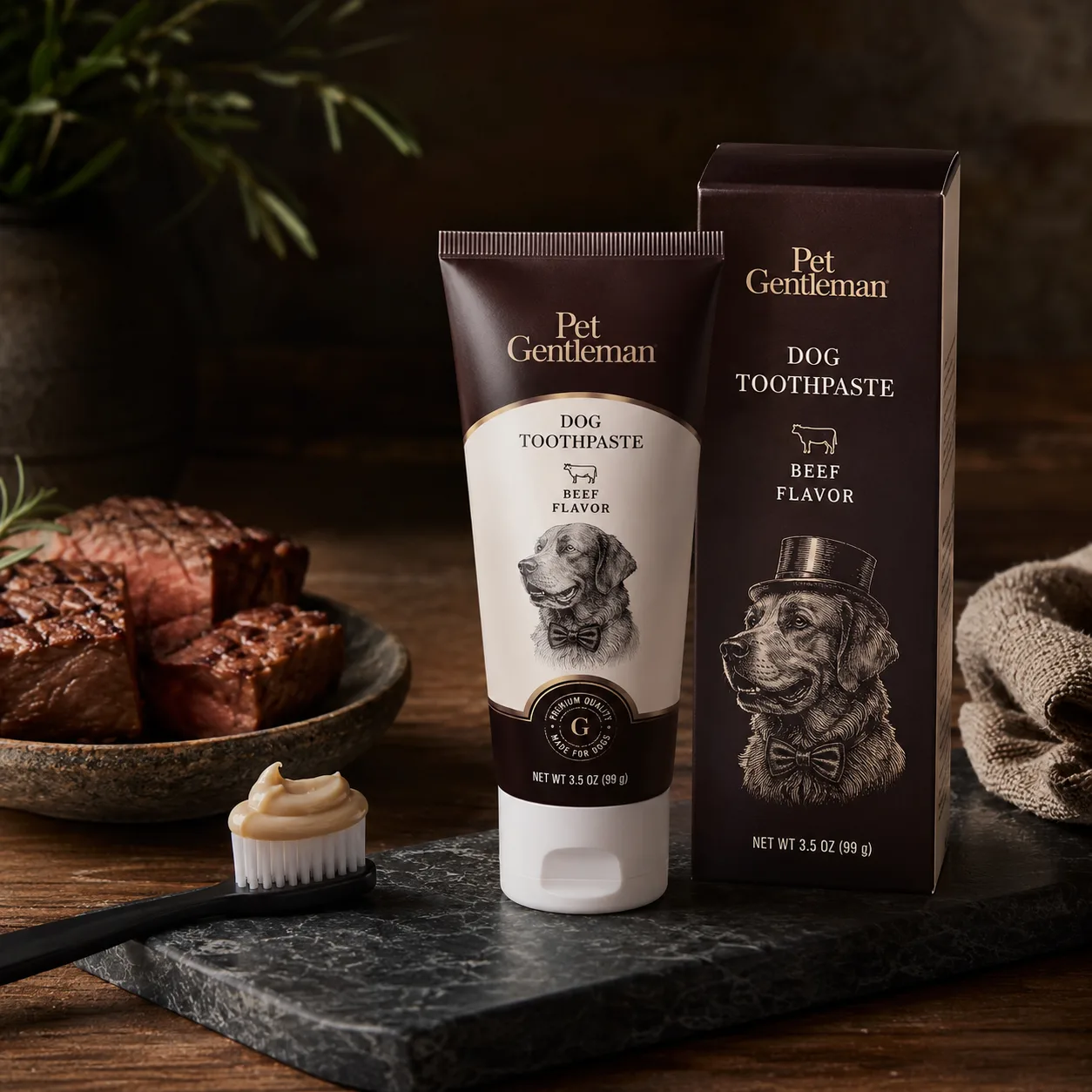 Edible Dog Toothpaste - Beef Flavor
