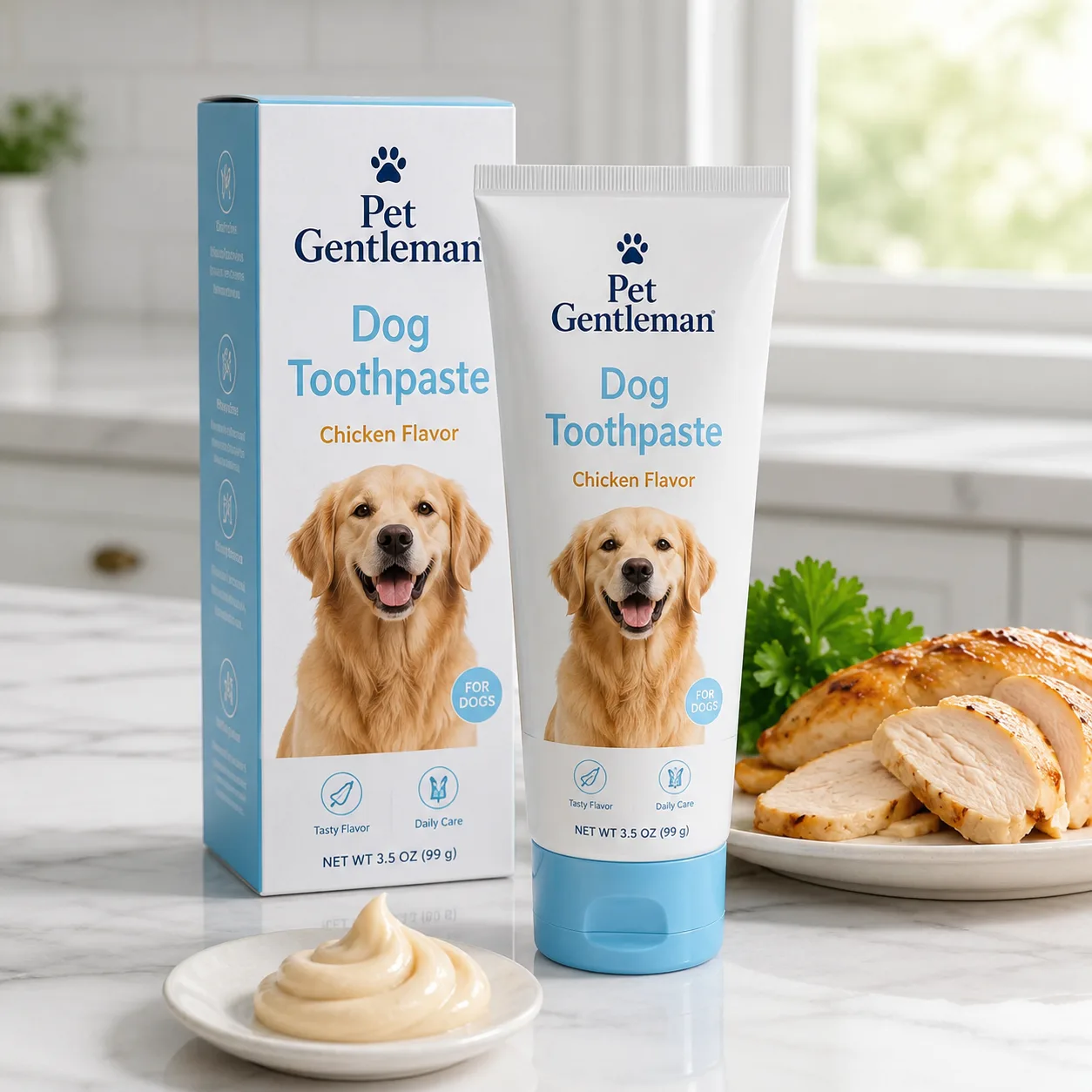 Edible Dog Toothpaste - Chicken Flavor