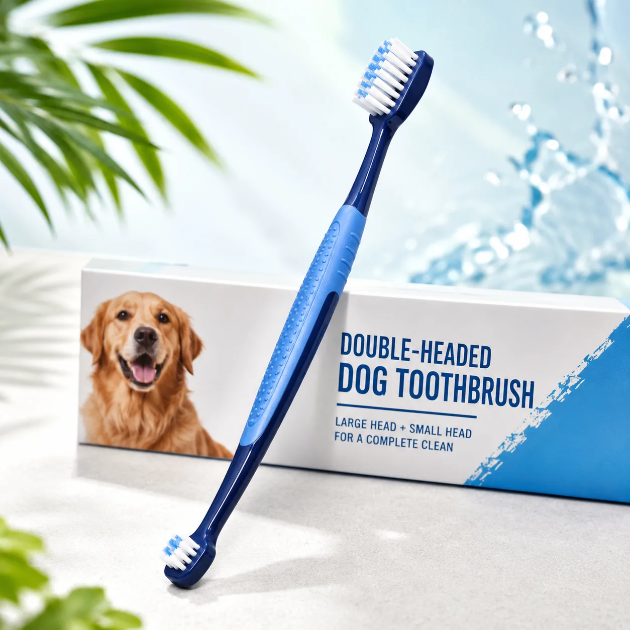 Dog Double-Head Toothbrush